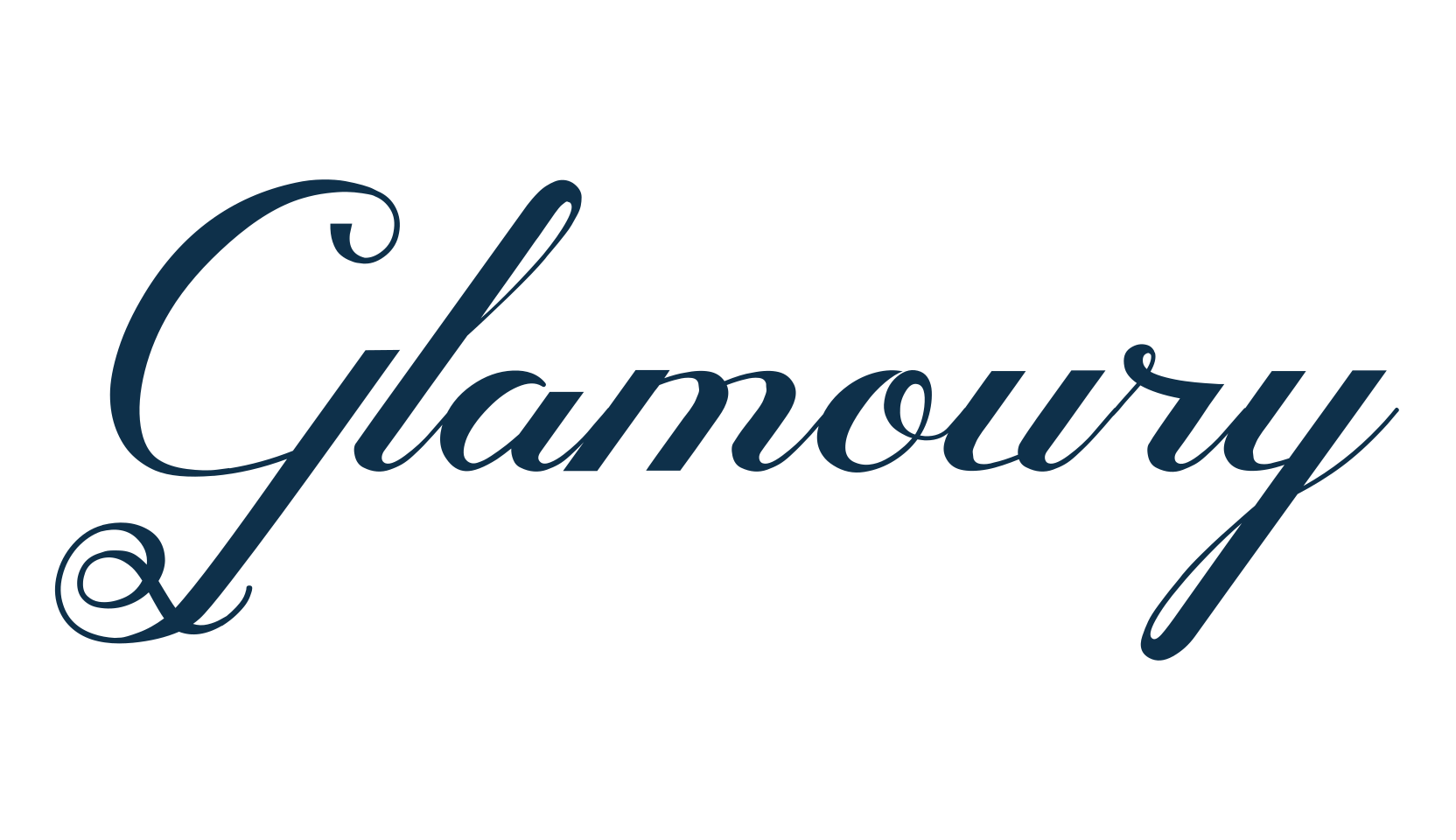 Glamoury, calligraphy font preview