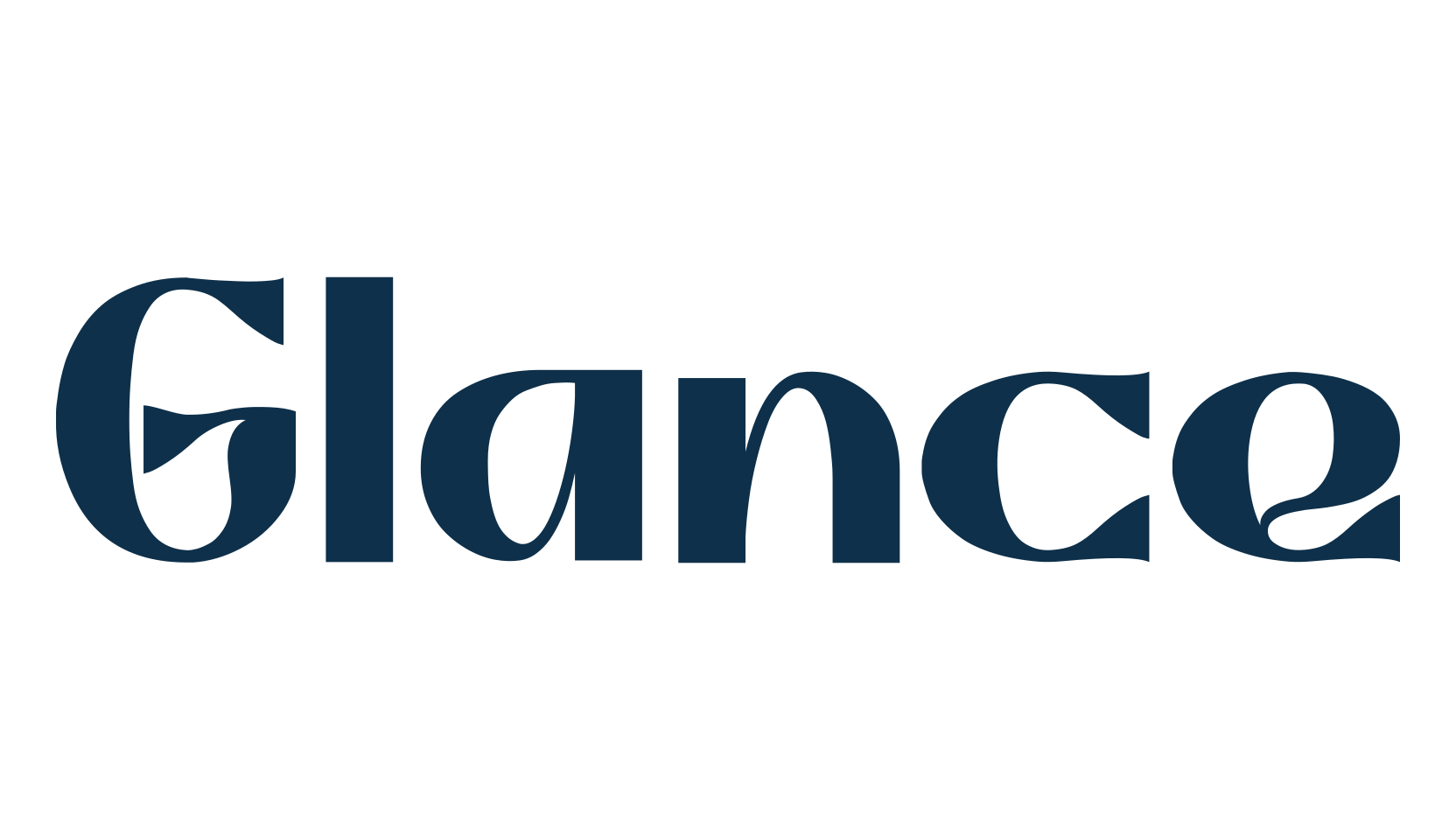 Glance, retro font preview