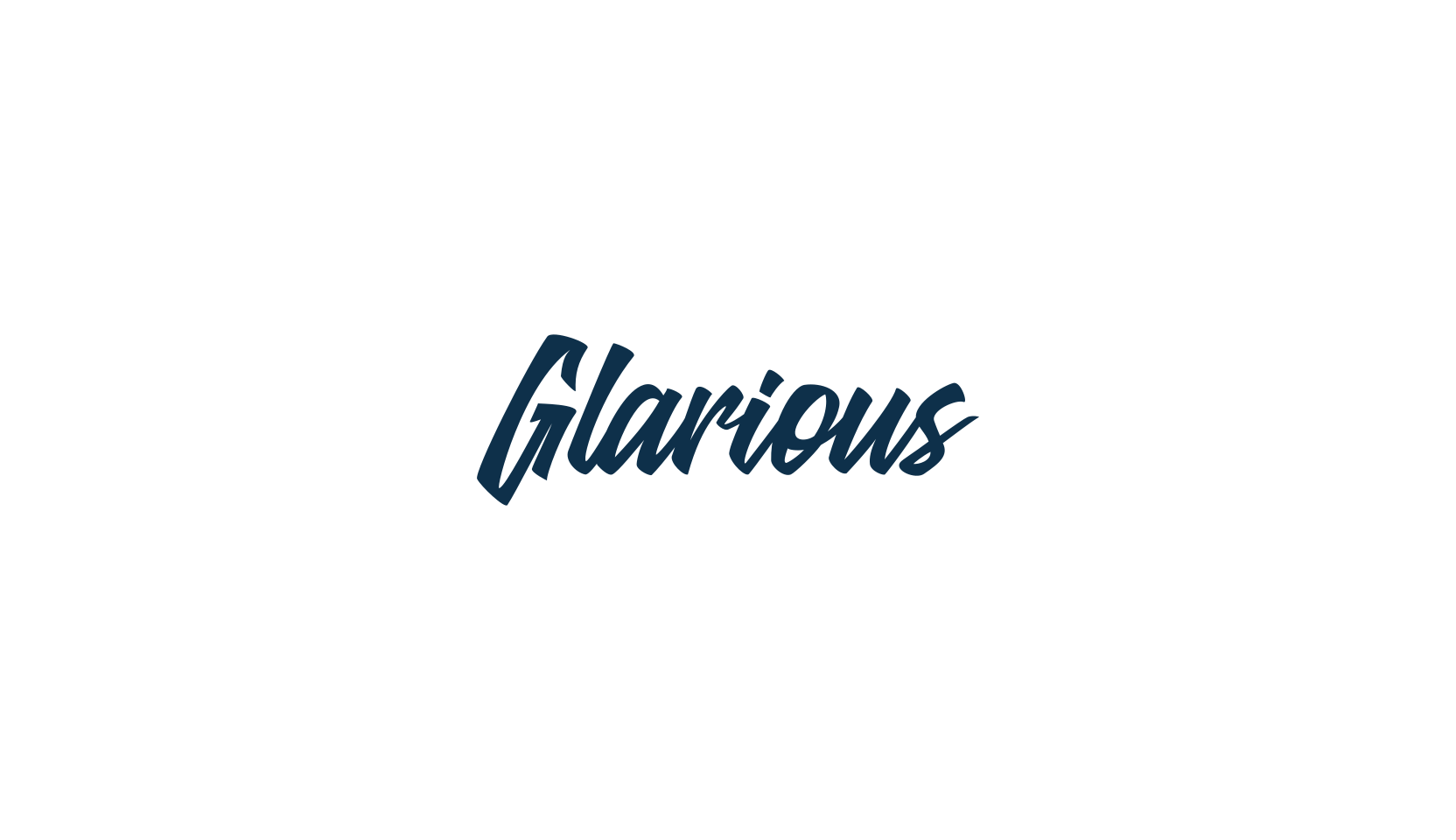 Glarious, fancy various decorative script calligraphy font preview