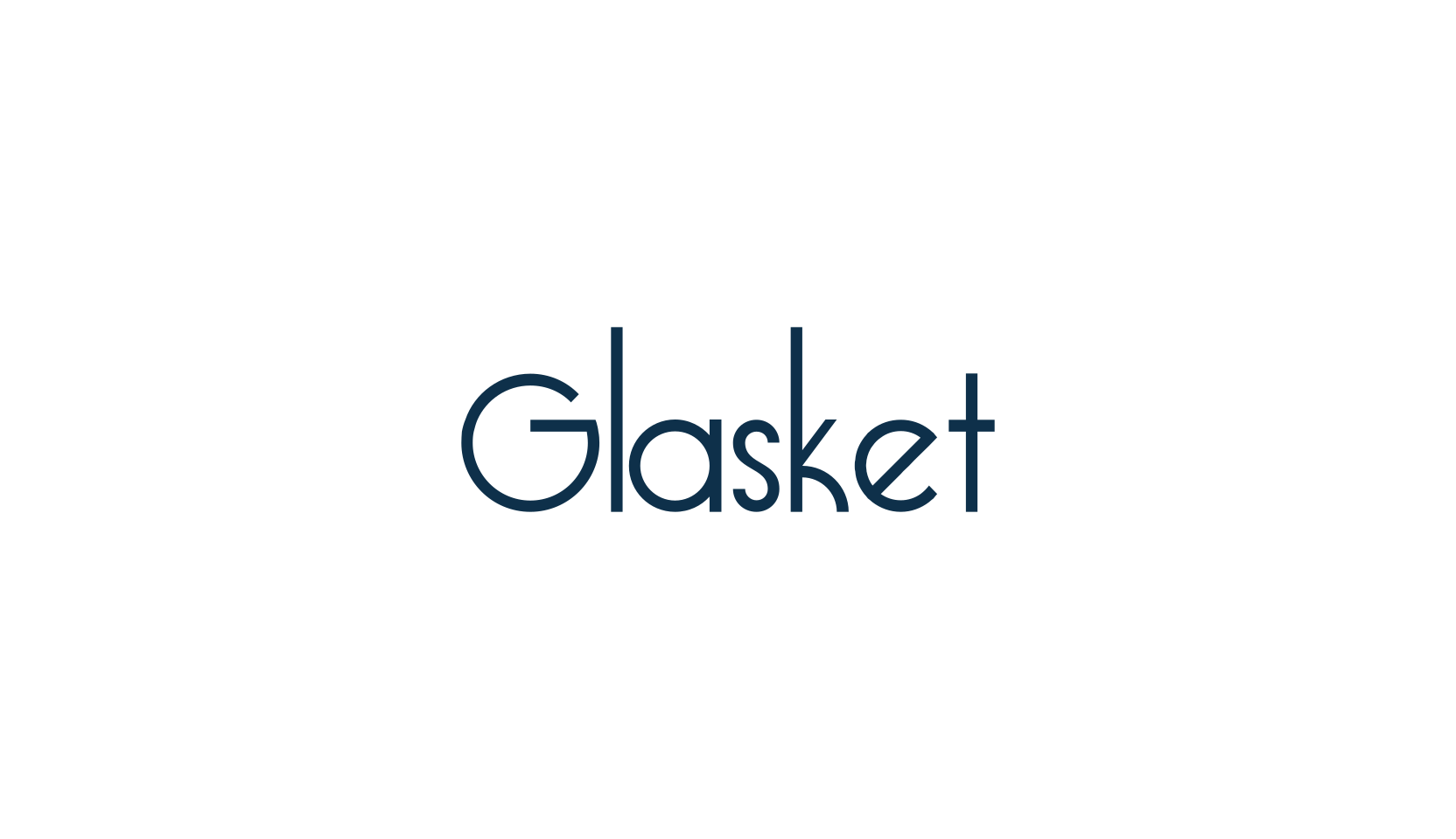 Glasket, sans serif font preview
