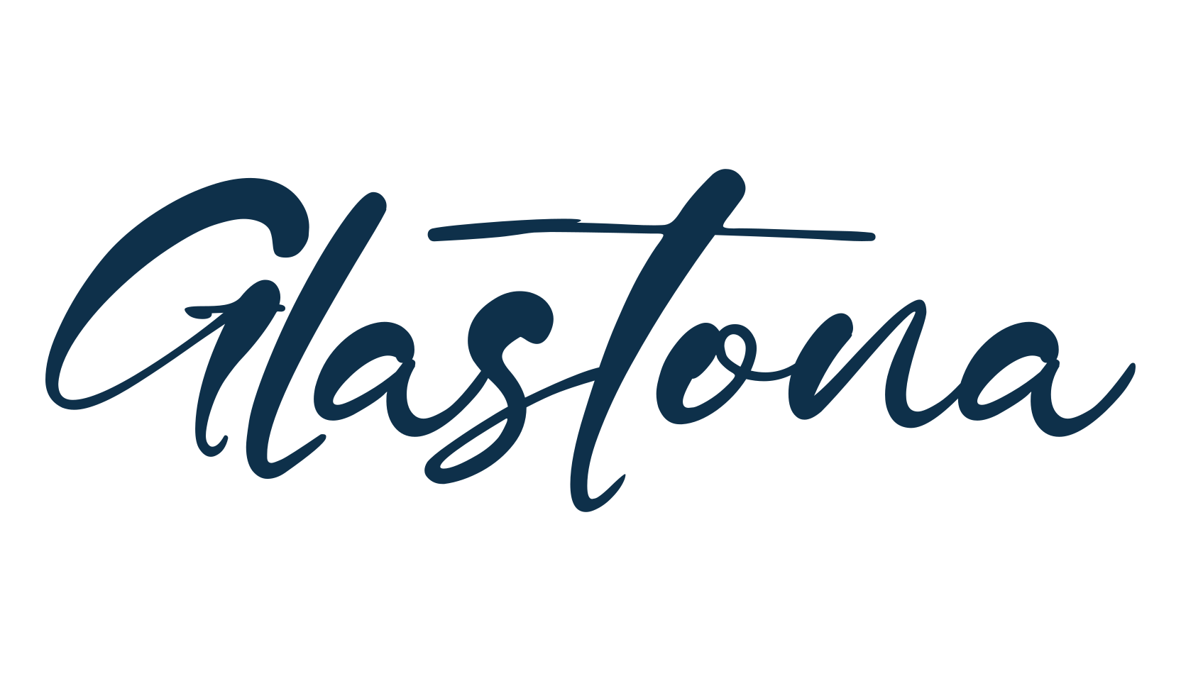 Glastona, calligraphy font preview