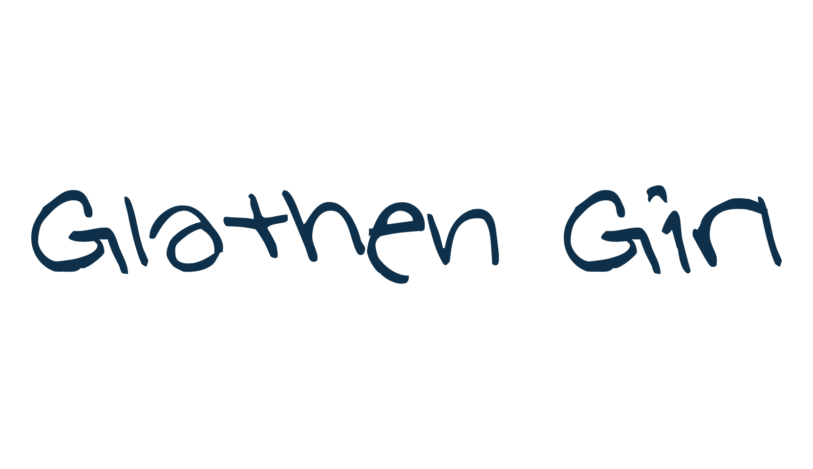 Glathen Girl, script handwritten fancy decorative calligraphy font preview