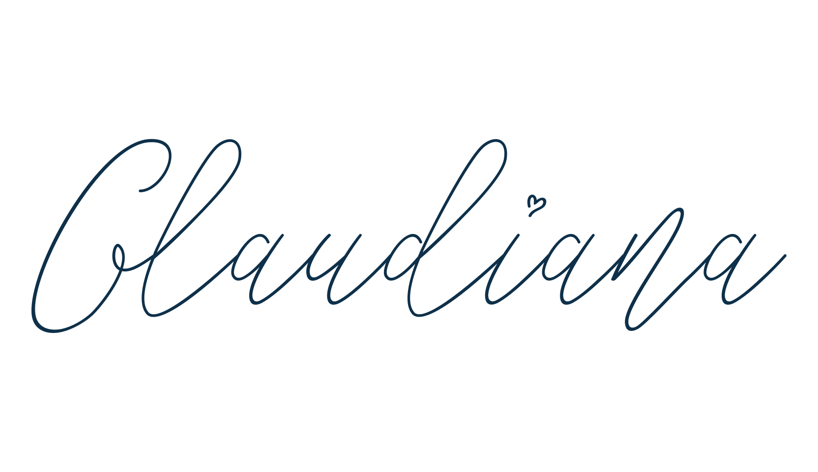 Glaudiana, handwriting font preview