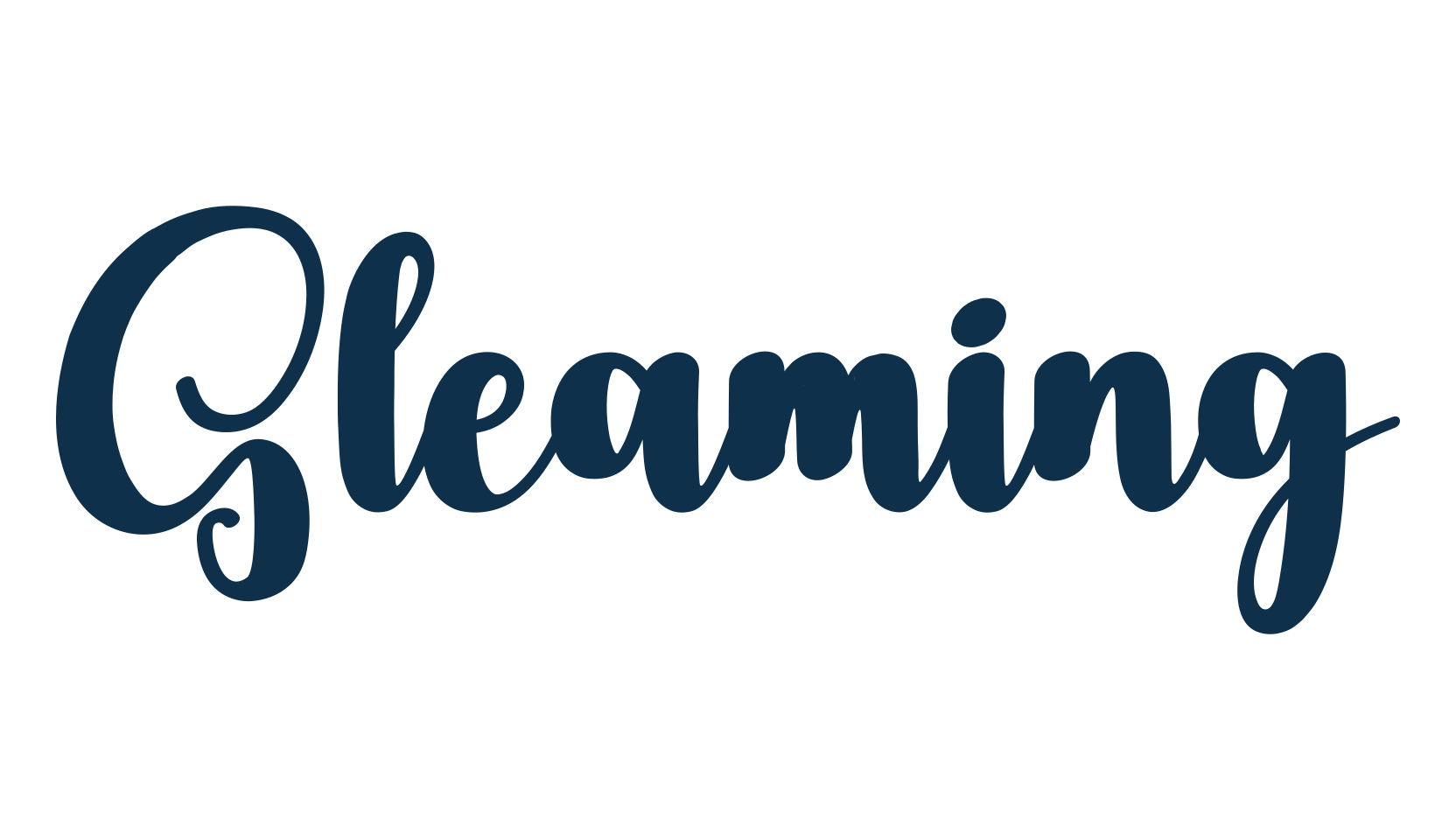 Gleaming, display market font preview