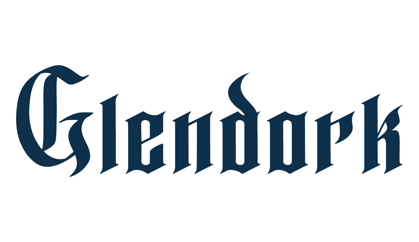 Glendork, gothic medieval font preview