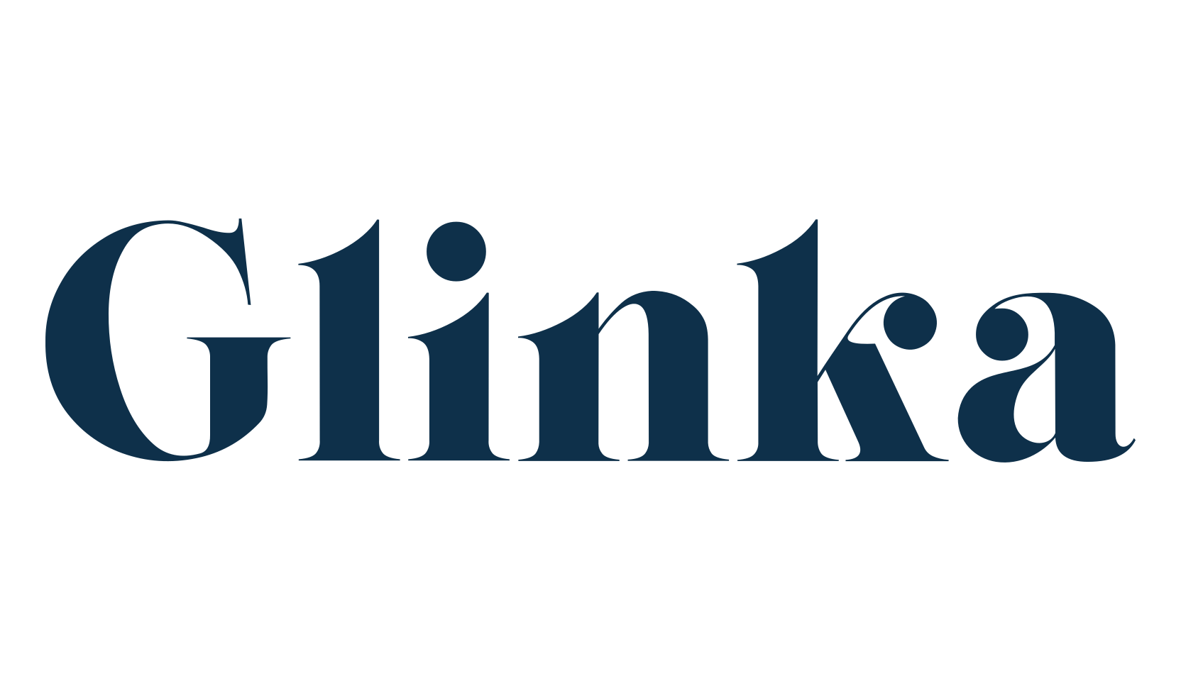 Glinka, serif font preview