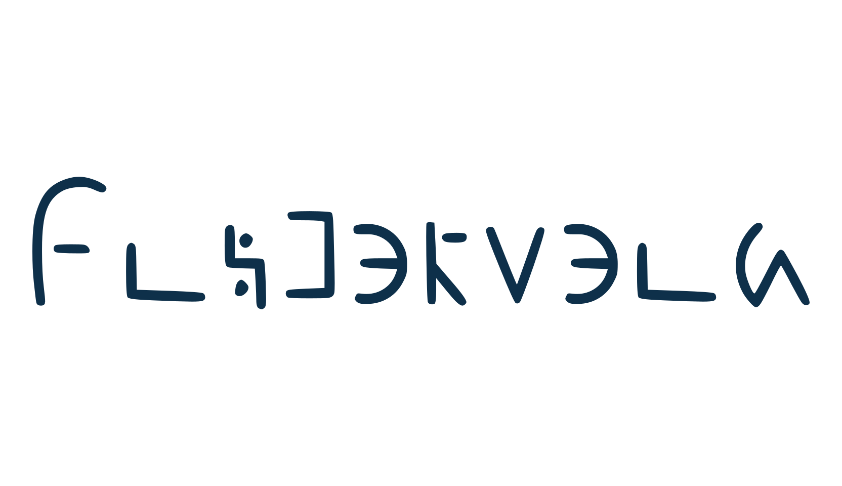 Glipervelz, fancy decorative font preview