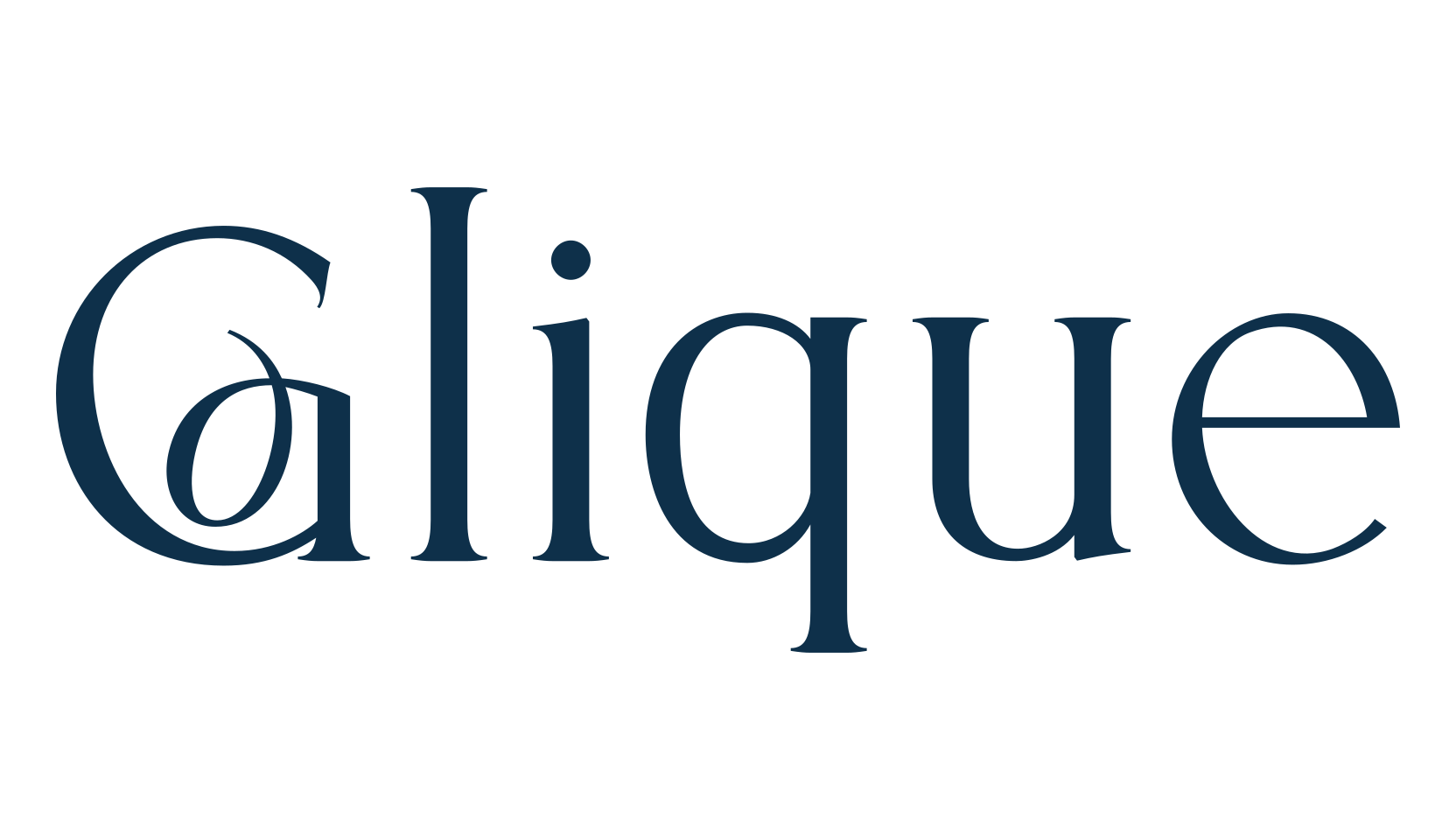 Glique, serif font preview