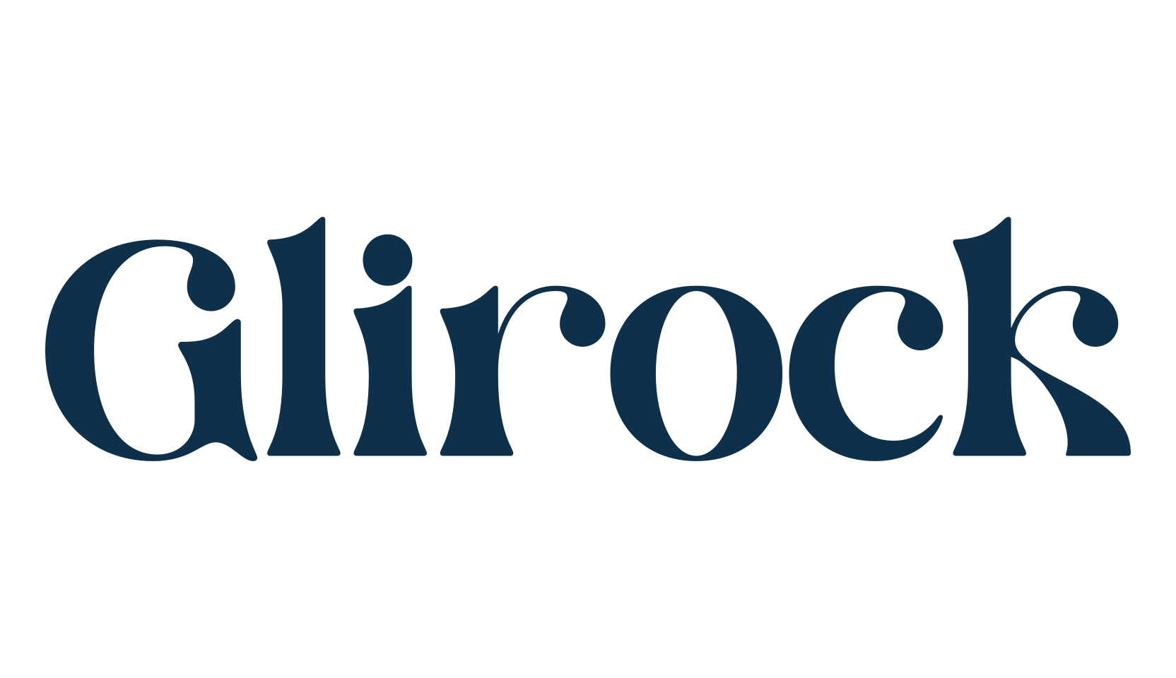 Glirock, serif font preview