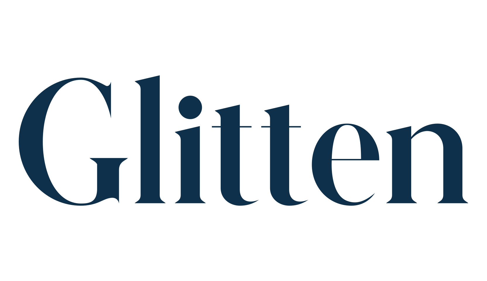 Glitten, serif font preview