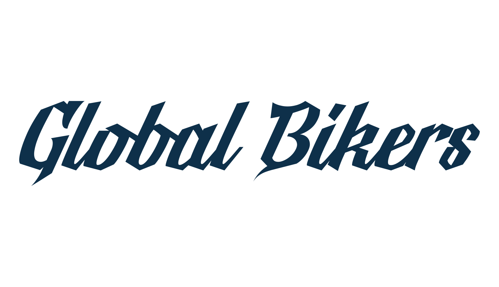 Global Bikers, fancy various decorative script calligraphy font preview