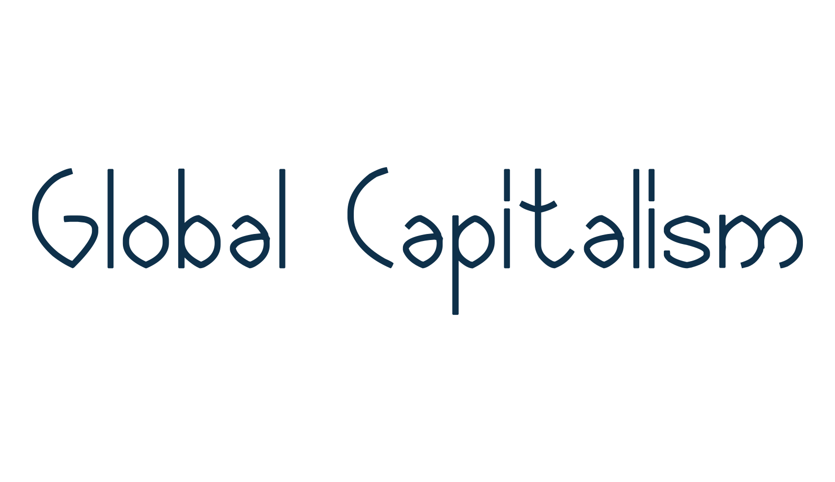 Global Capitalism, various font preview
