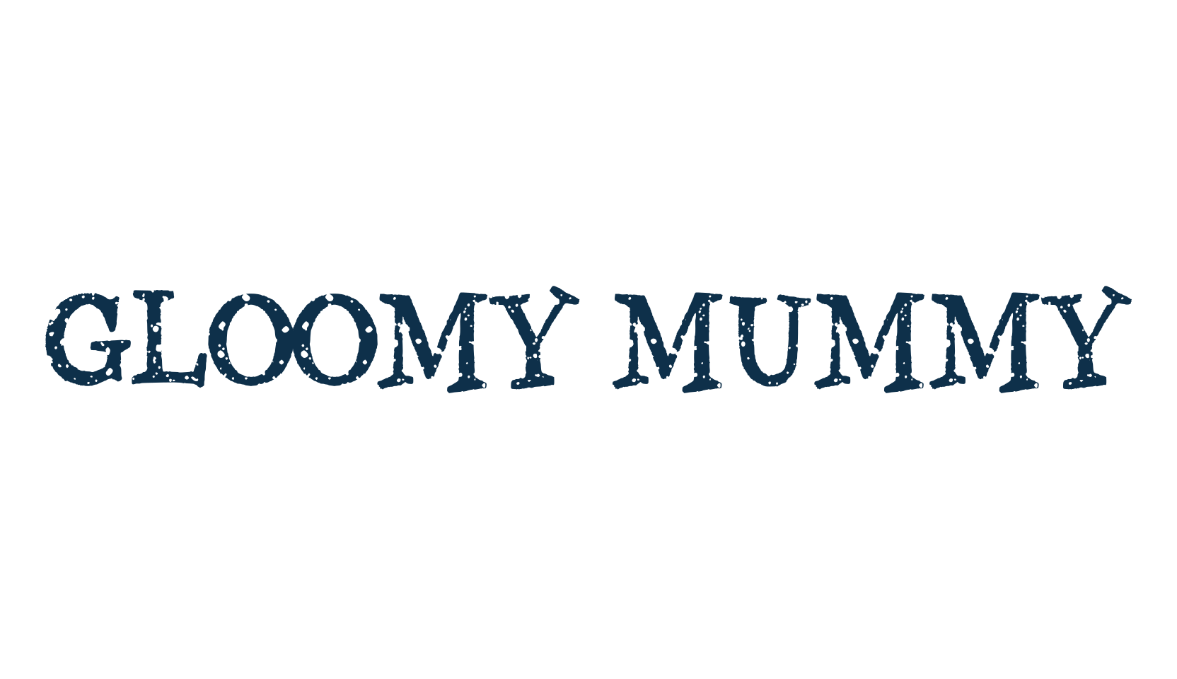 Gloomy Mummy, fancy decorative font preview