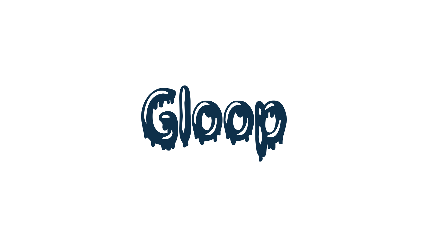 Gloop, holiday halloween fancy decorative horror font preview