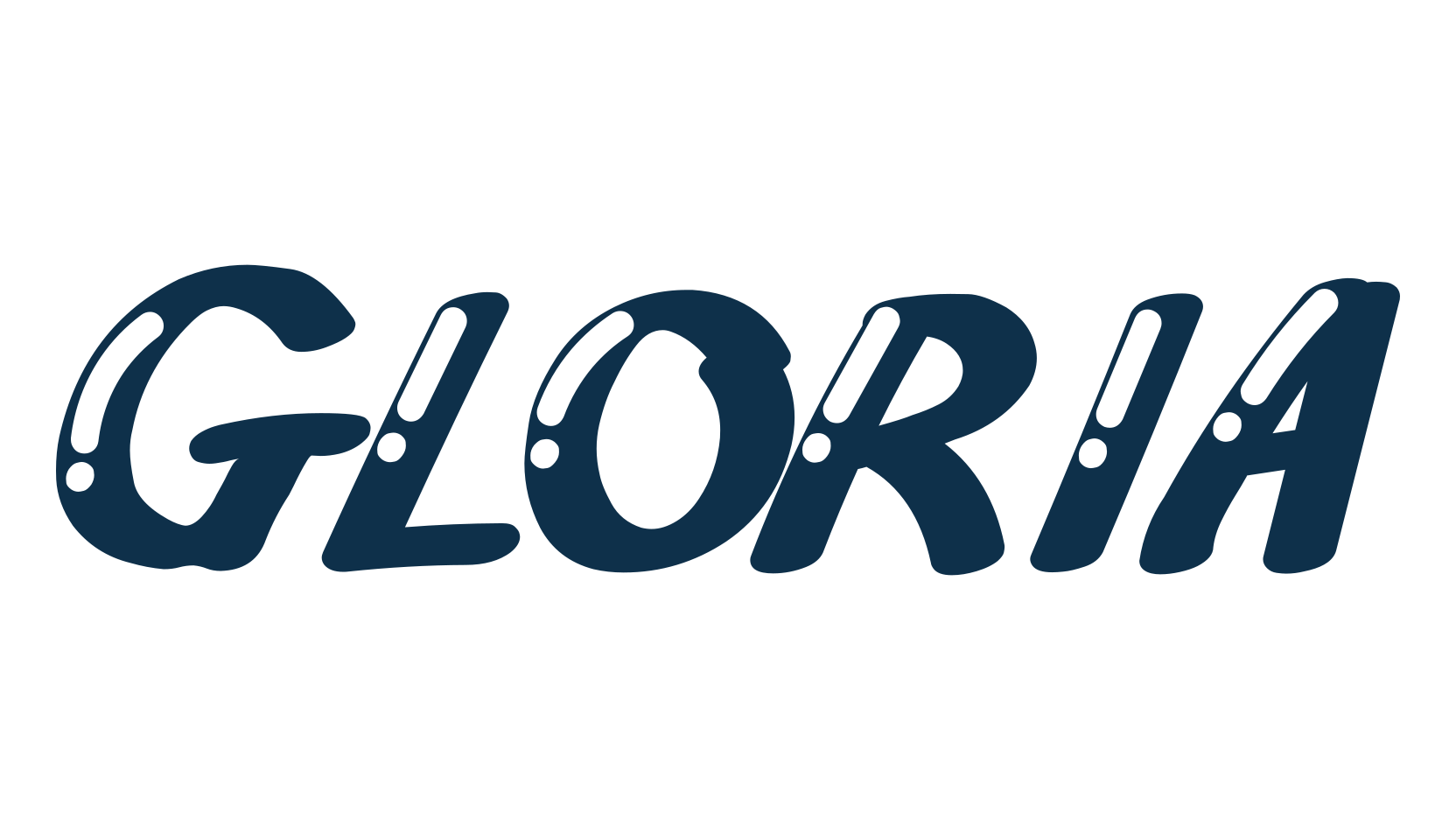 Gloria, cartoon font preview