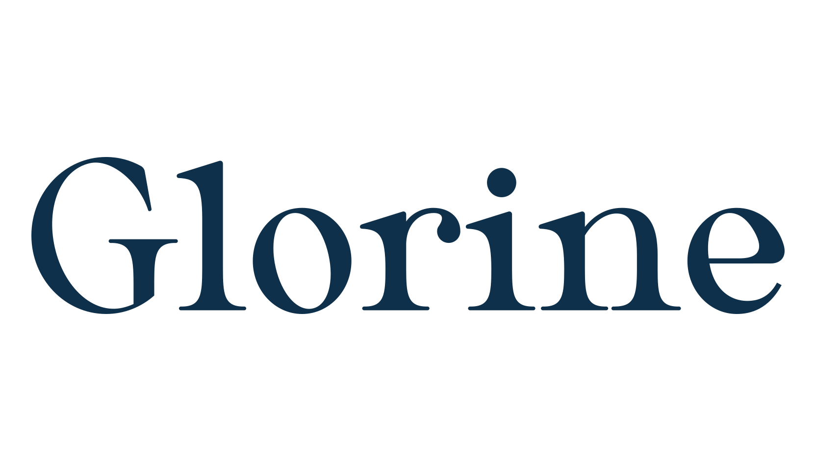 Glorine, basic serif font preview