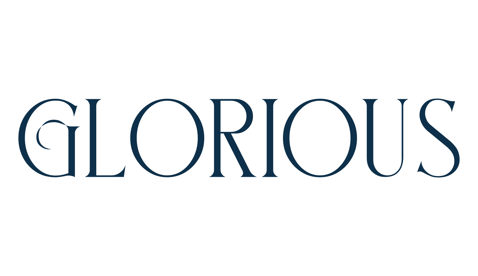 Glorious, retro font preview