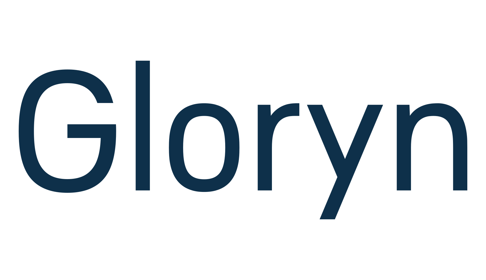 Gloryn, sans serif font preview
