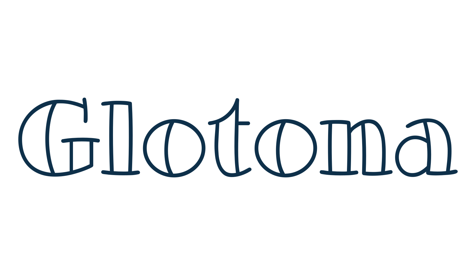 Glotona, fancy various decorative font preview