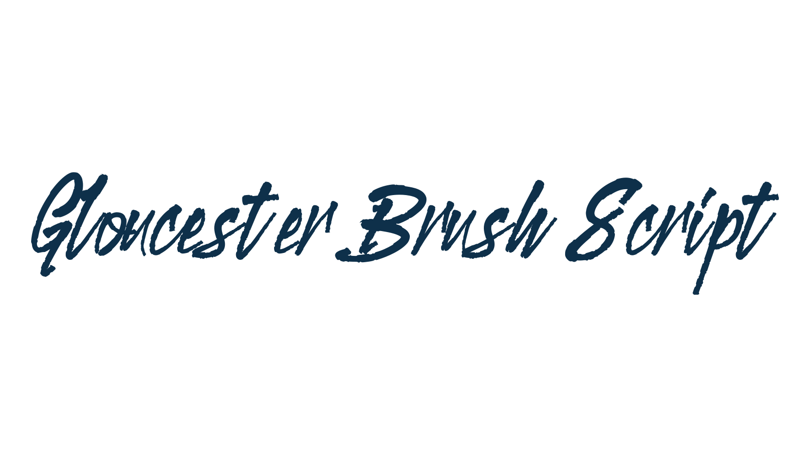 Gloucester Brush Script, script brush fancy decorative calligraphy font preview