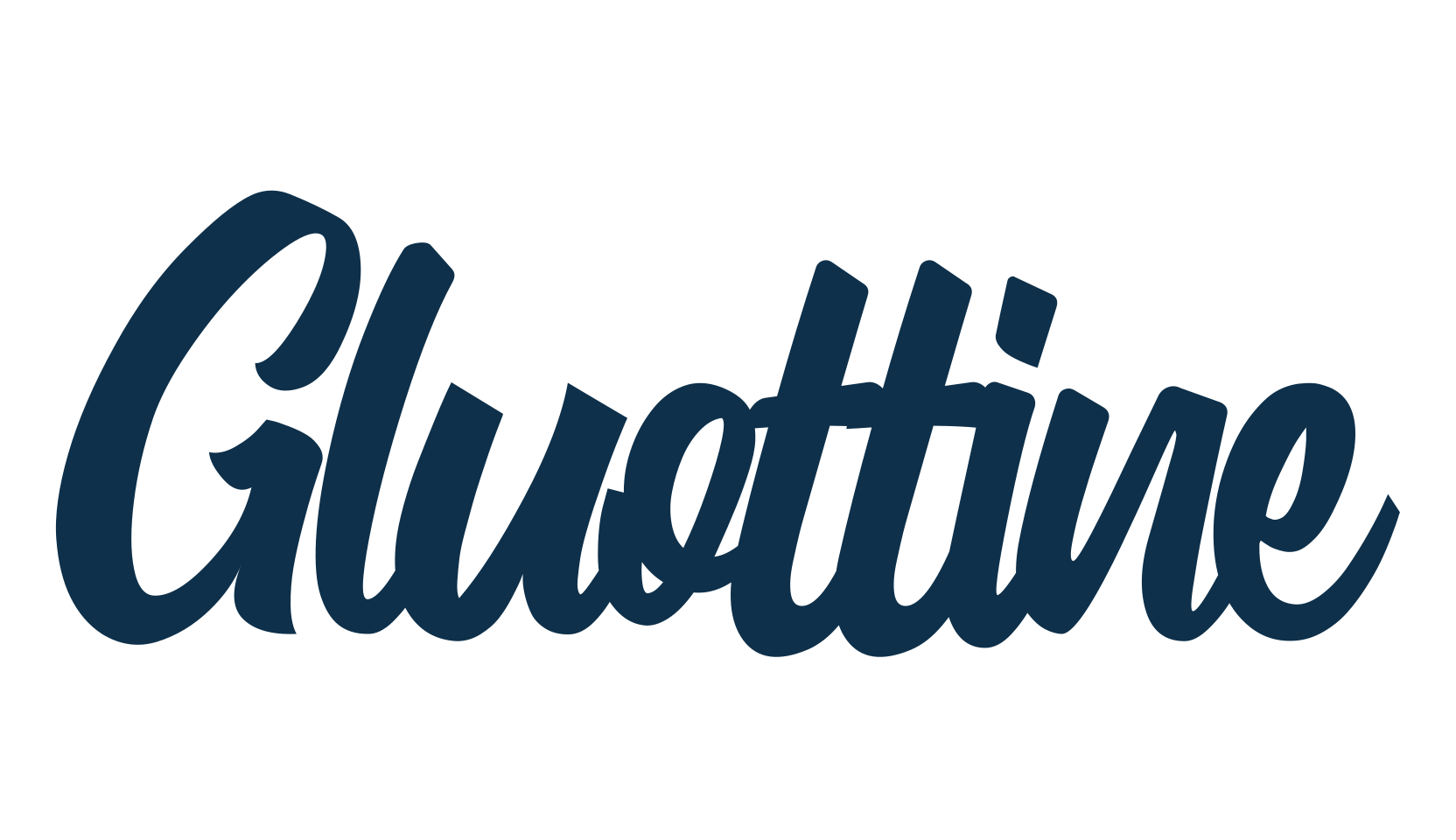 Gluottine, display market font preview