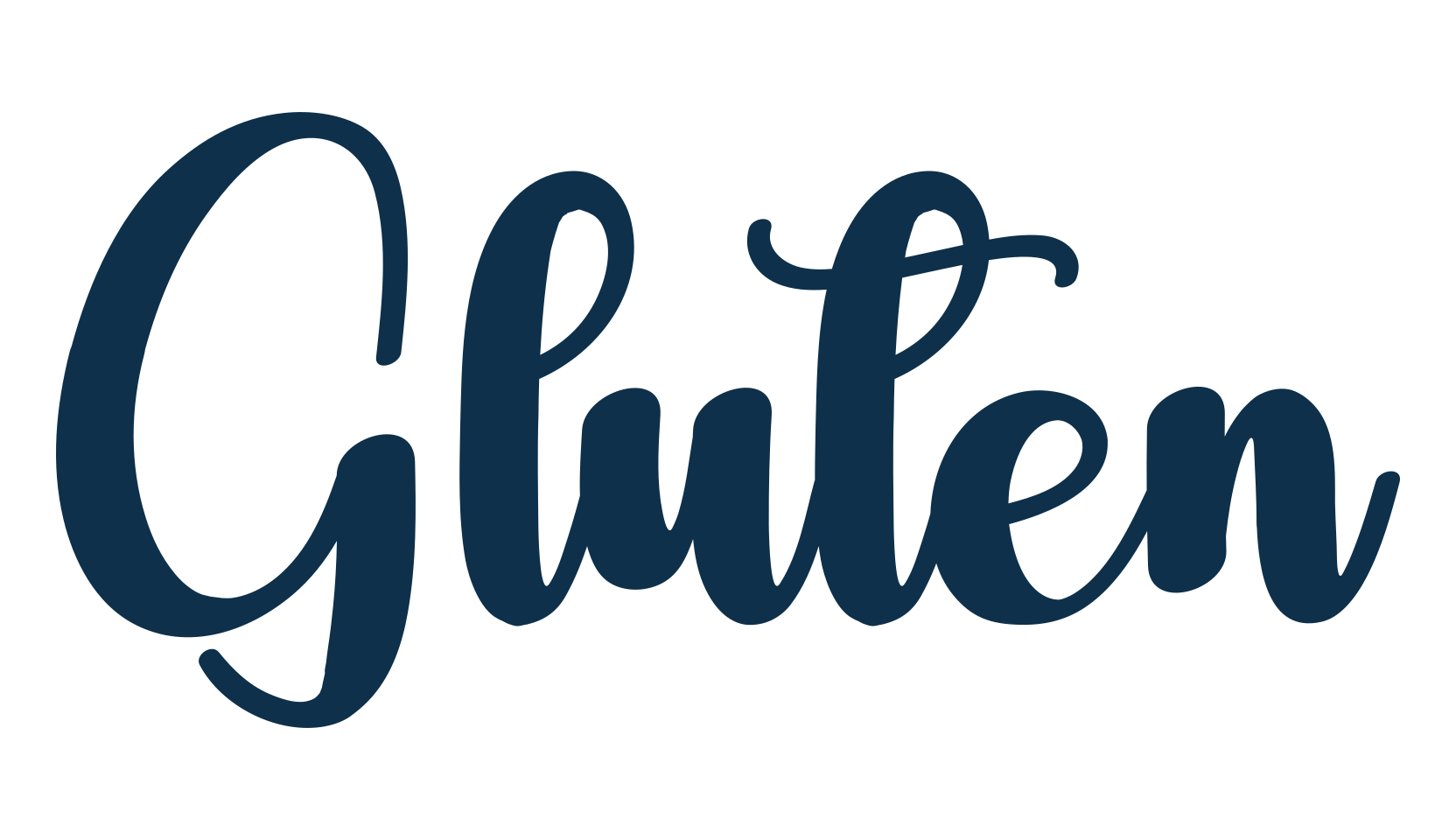 Gluten, fancy various decorative script calligraphy font preview