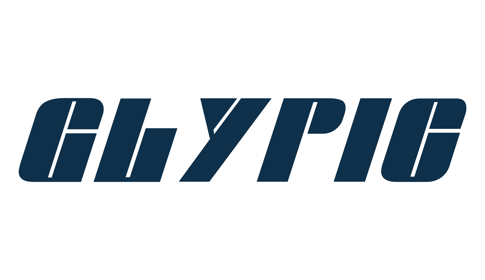 Glypic, fancy various techno sci-fi font preview