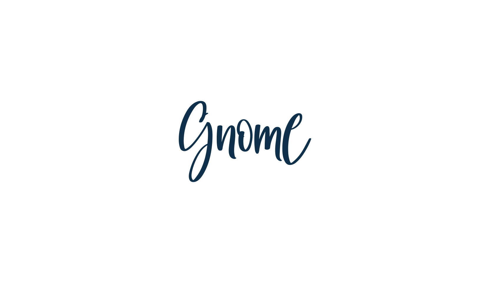 Gnome, handwriting font preview