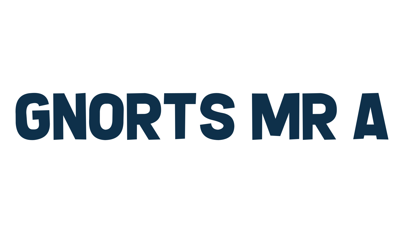 Gnorts Mr A, fancy cartoon decorative font preview