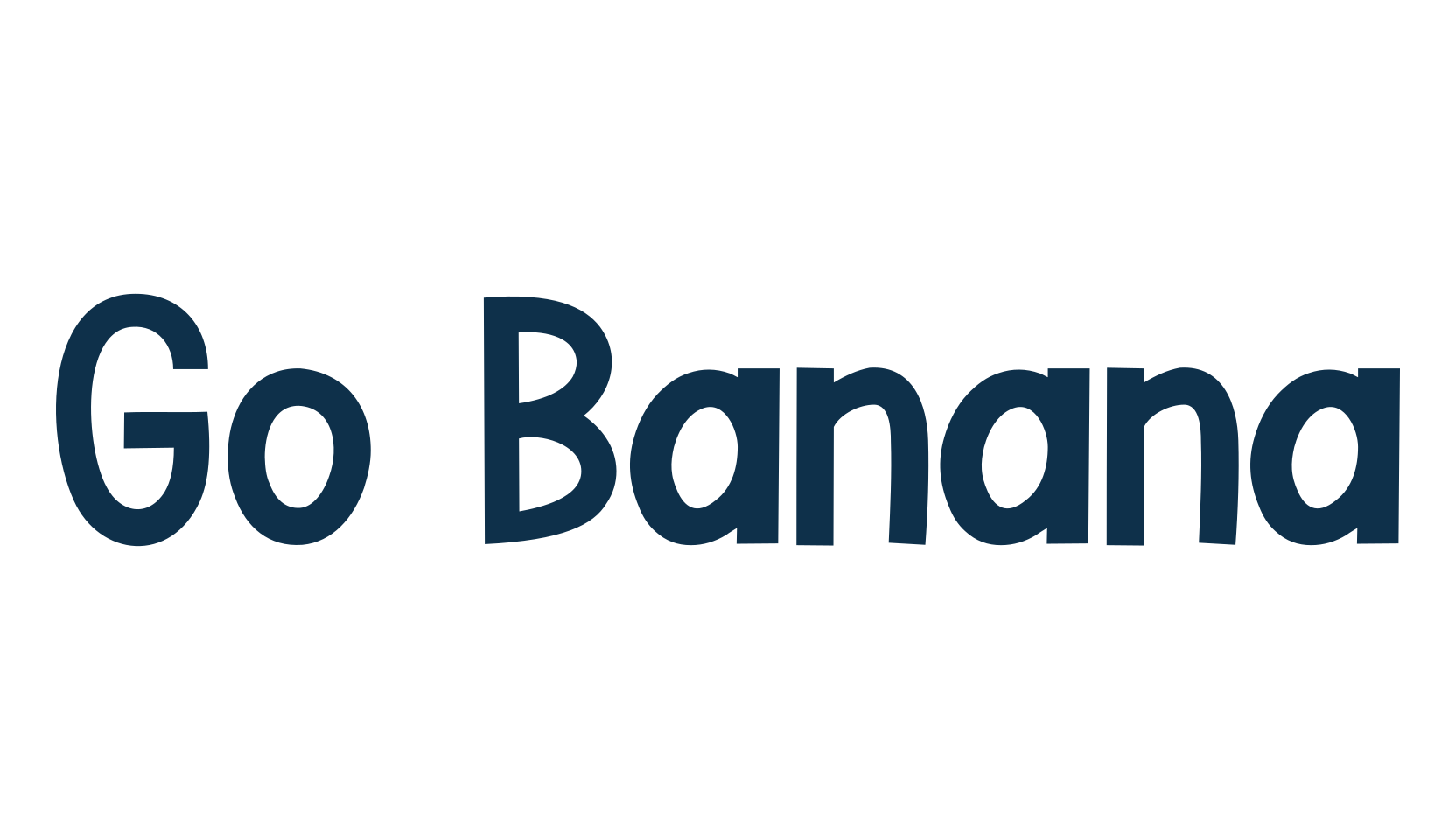 Go Banana, fancy cartoon decorative font preview