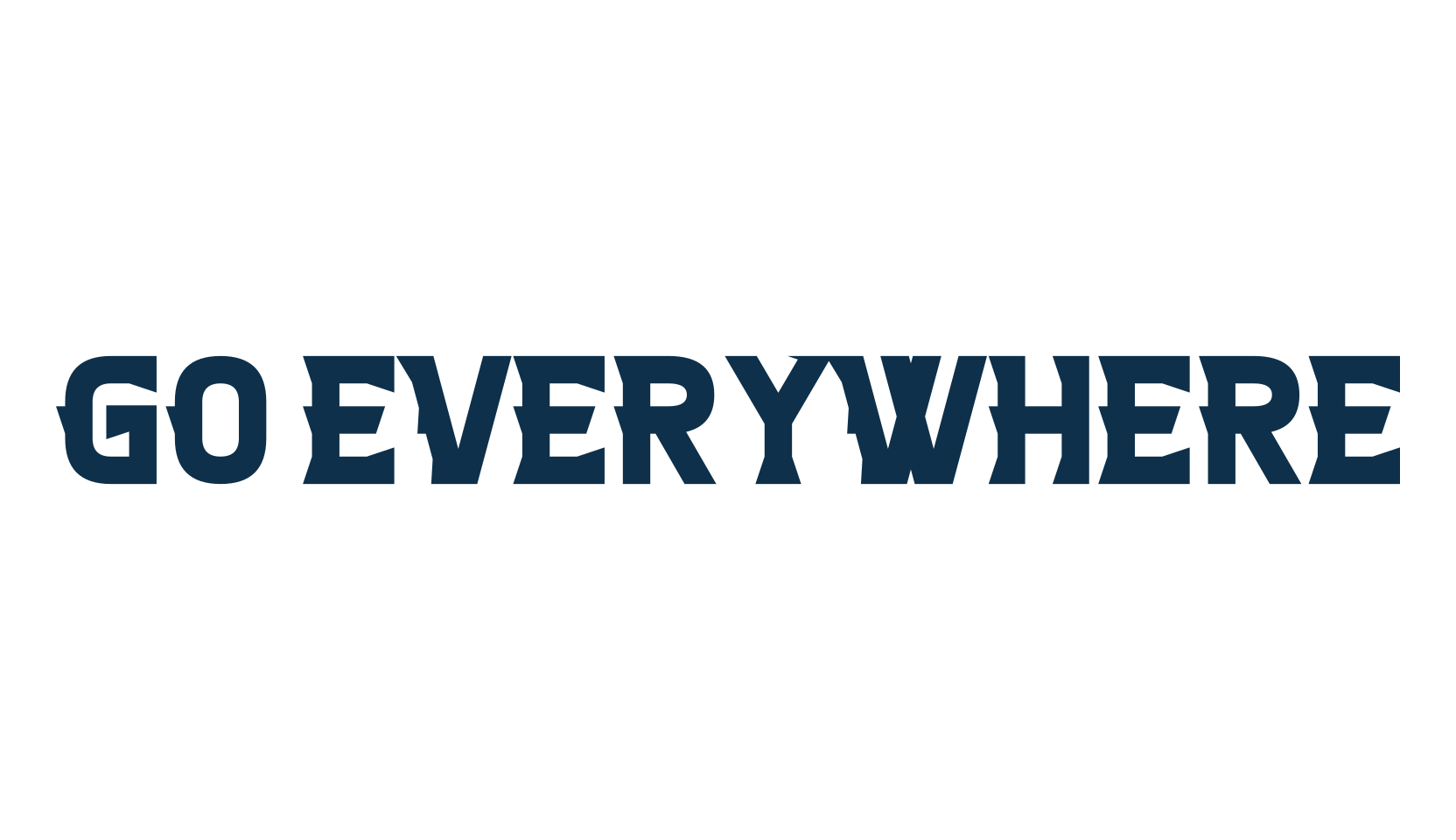 Go Everywhere, western font preview