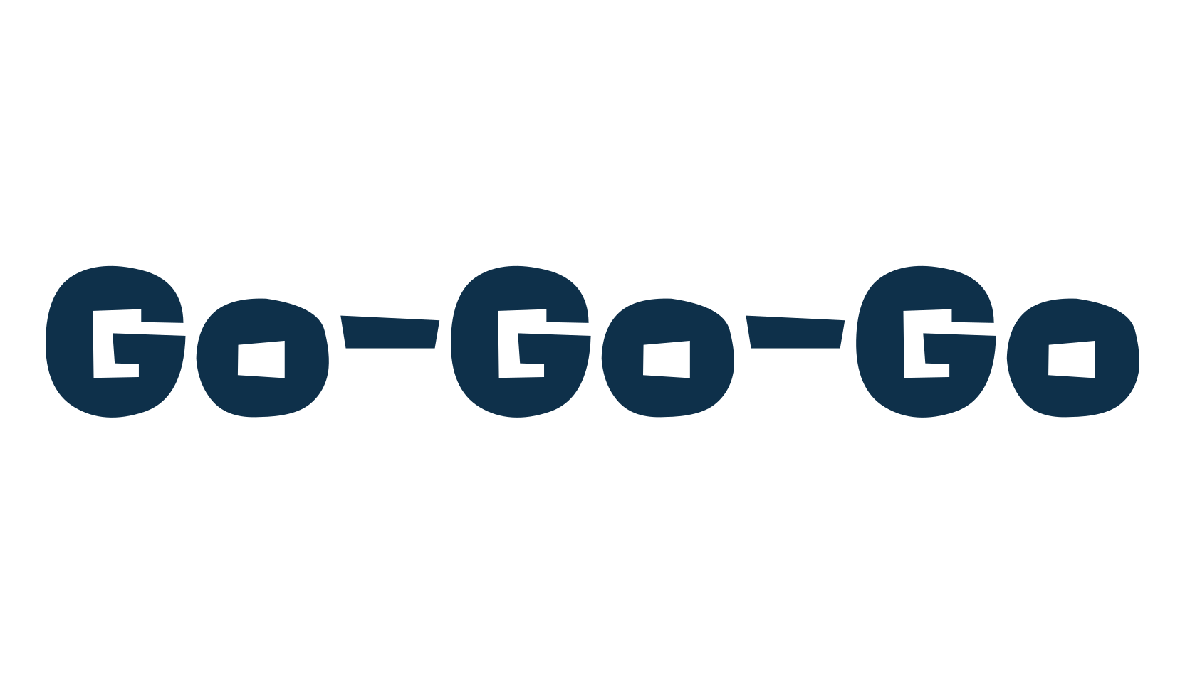 Go-Go-Go, fancy various decorative font preview