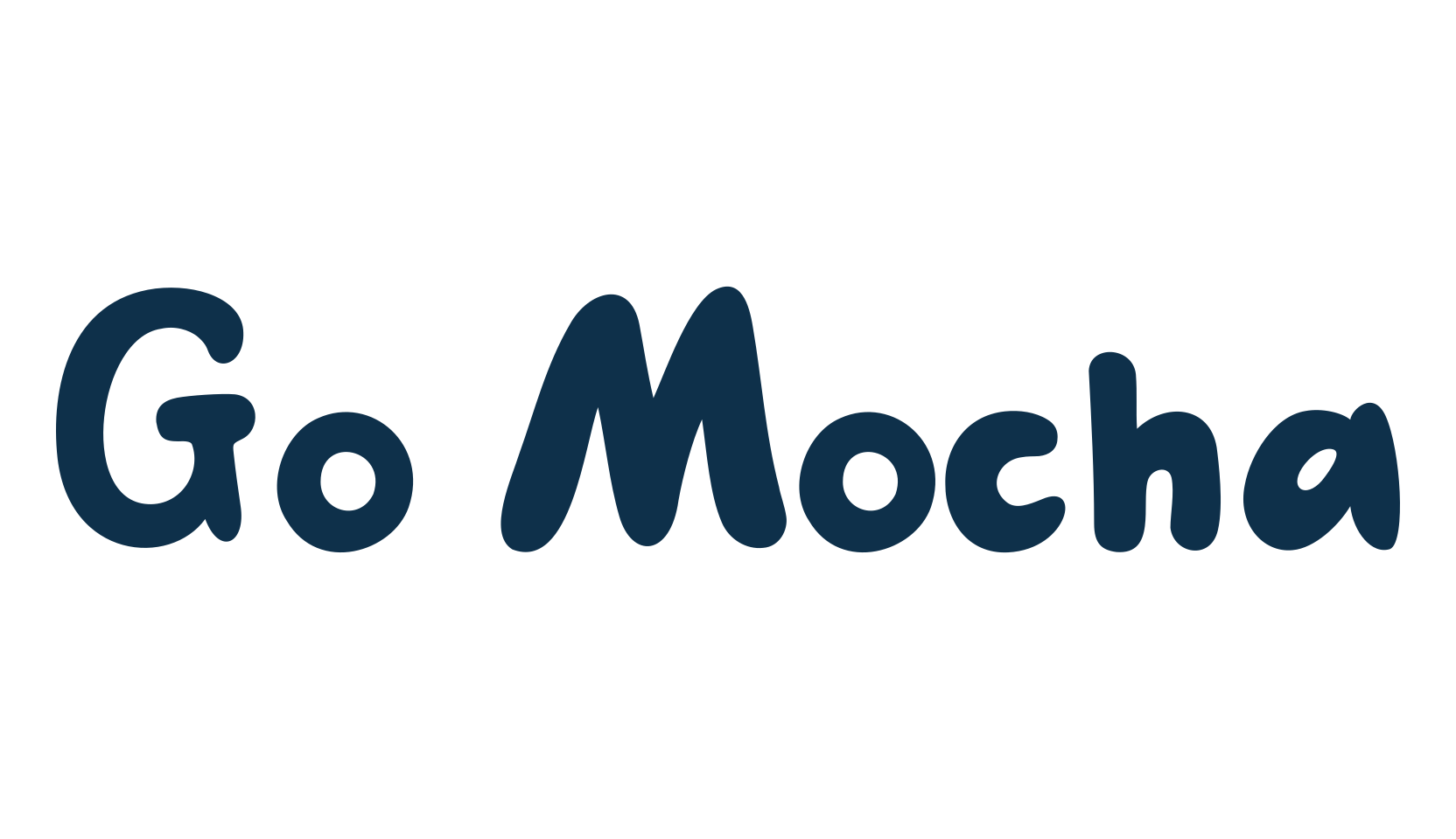 Go Mocha, fancy cartoon decorative font preview