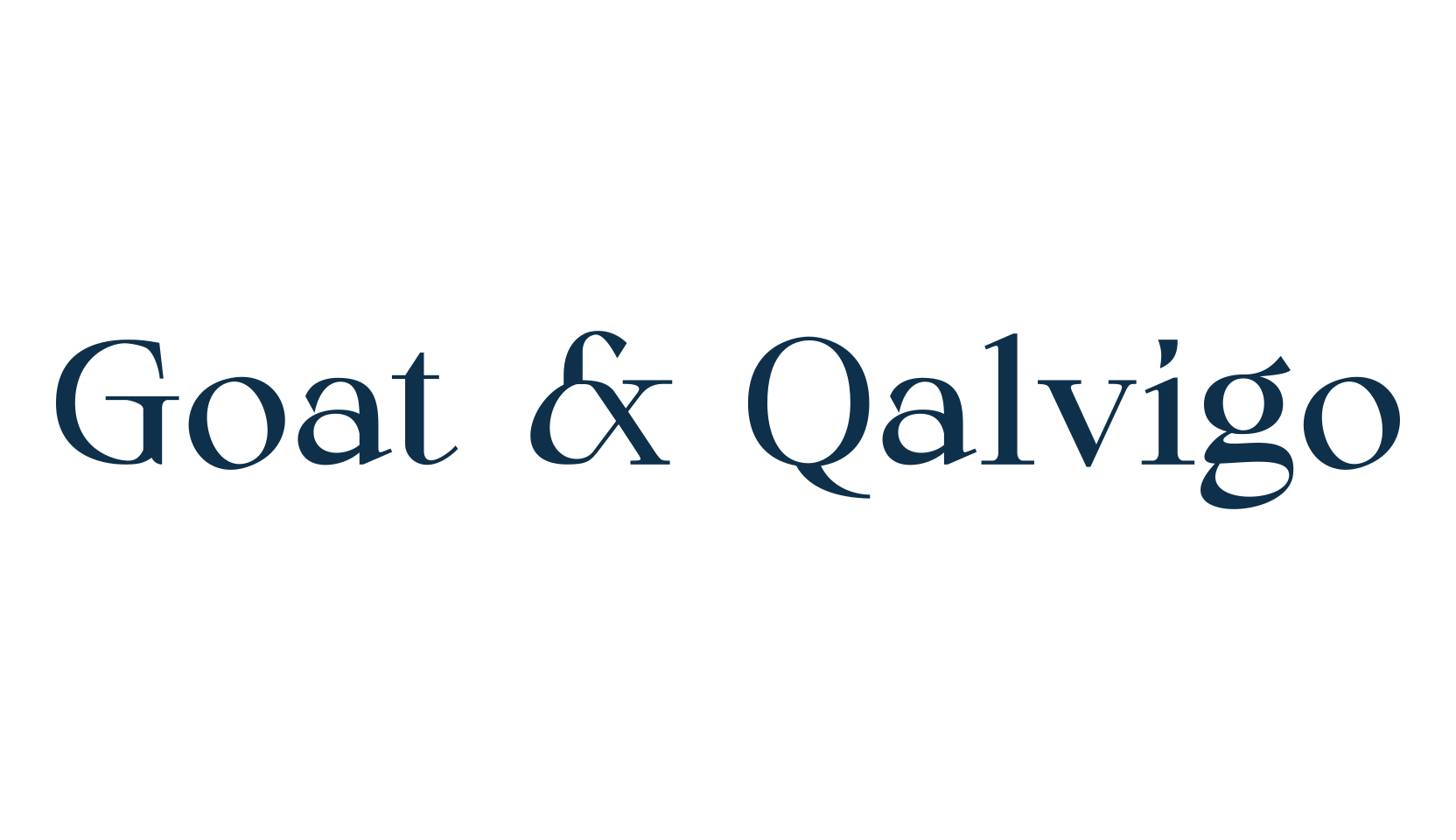 Goat & Qalvigo, basic serif font preview