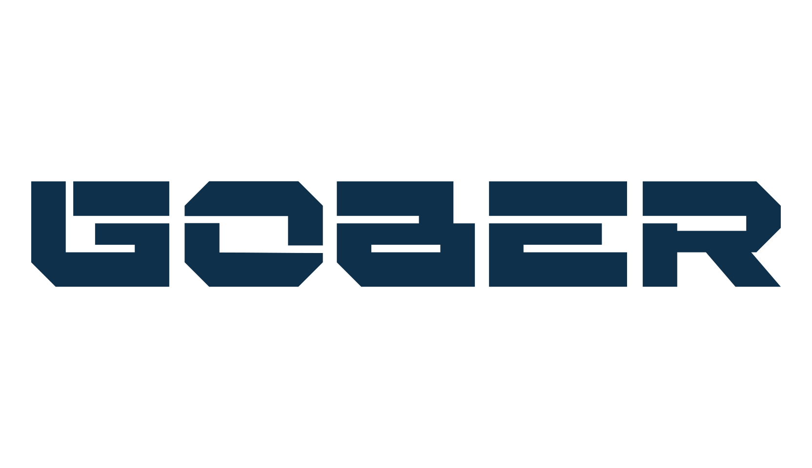 Gober, sci-fi font preview