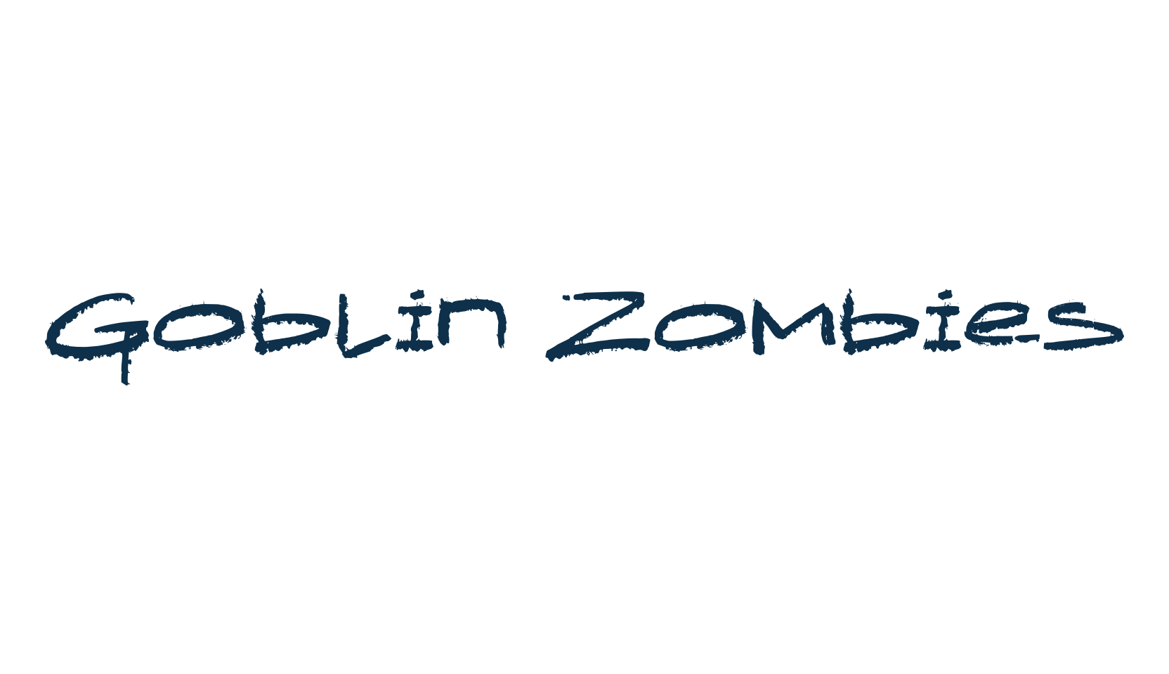 Goblin Zombies, holiday halloween fancy decorative horror font preview