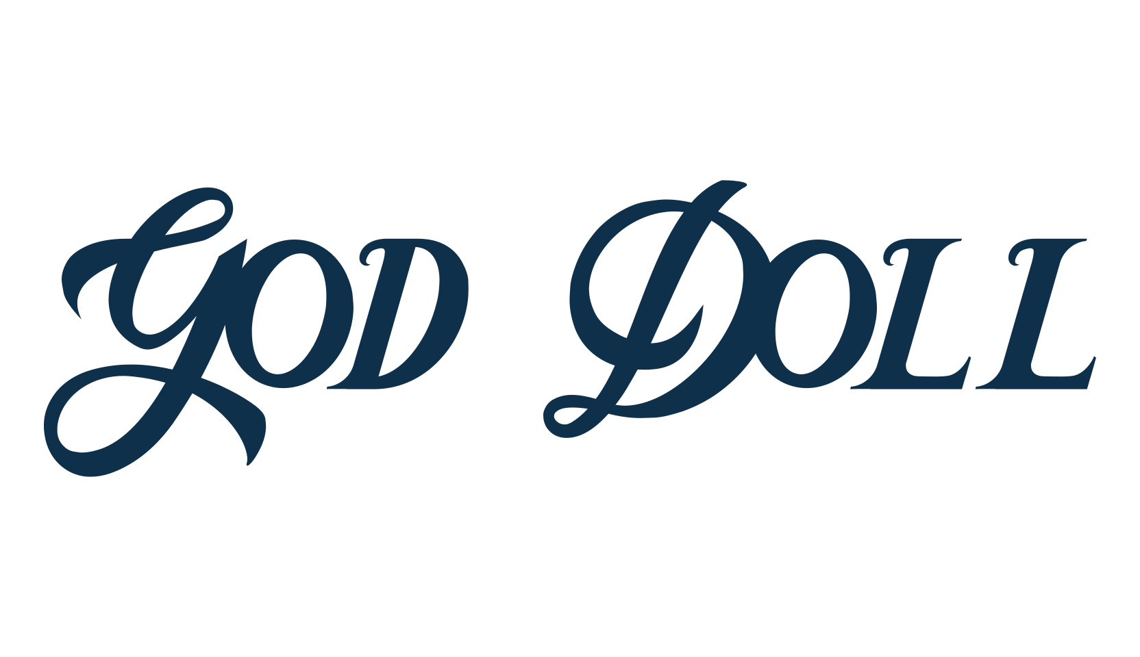 God Doll, fancy retro decorative font preview