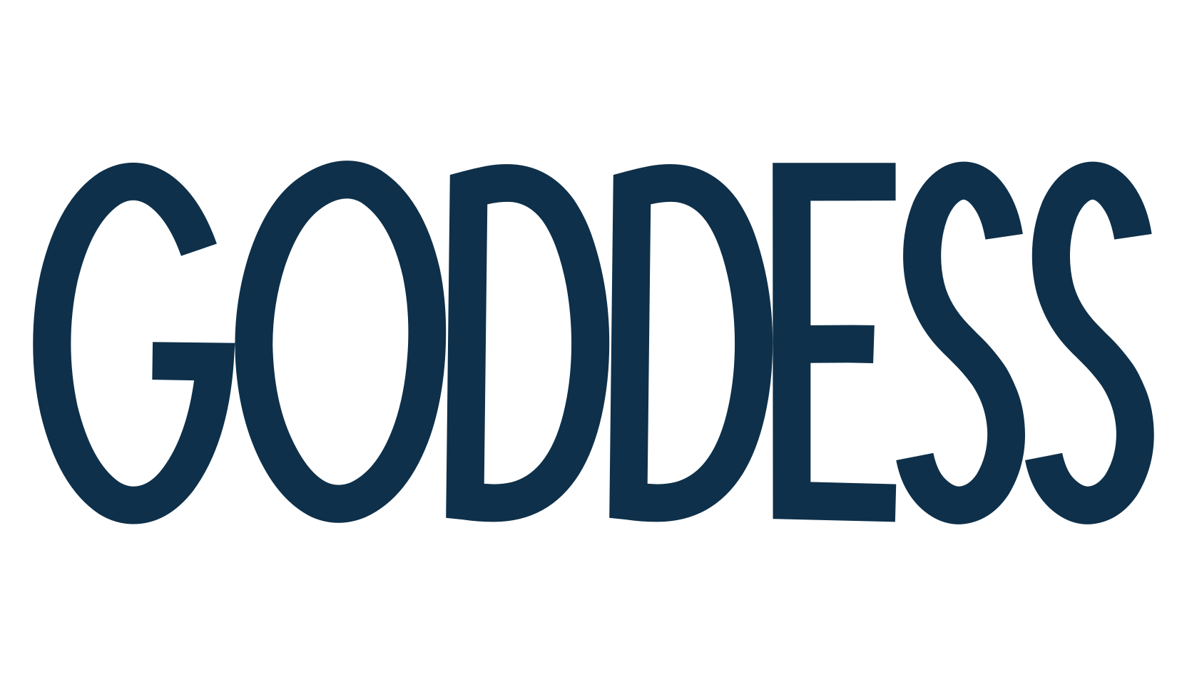 Goddess, various font preview