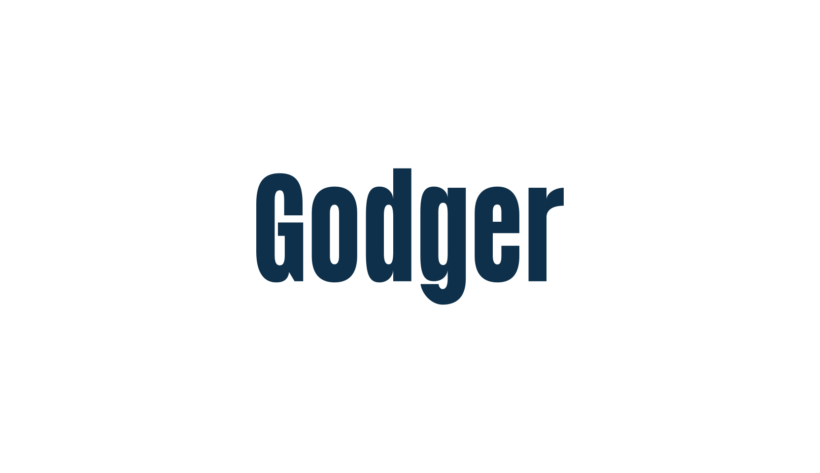 Godger, sans serif font preview