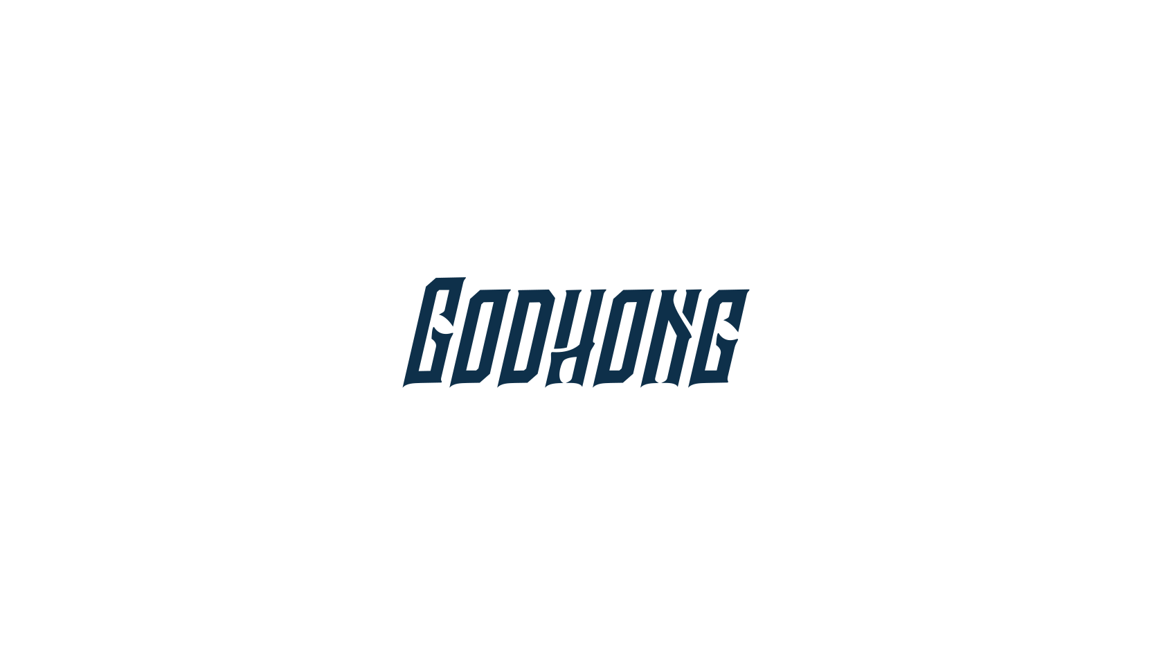 Godhong, modern font preview