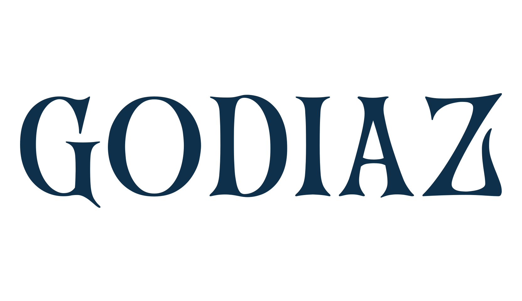 Godiaz, various font preview