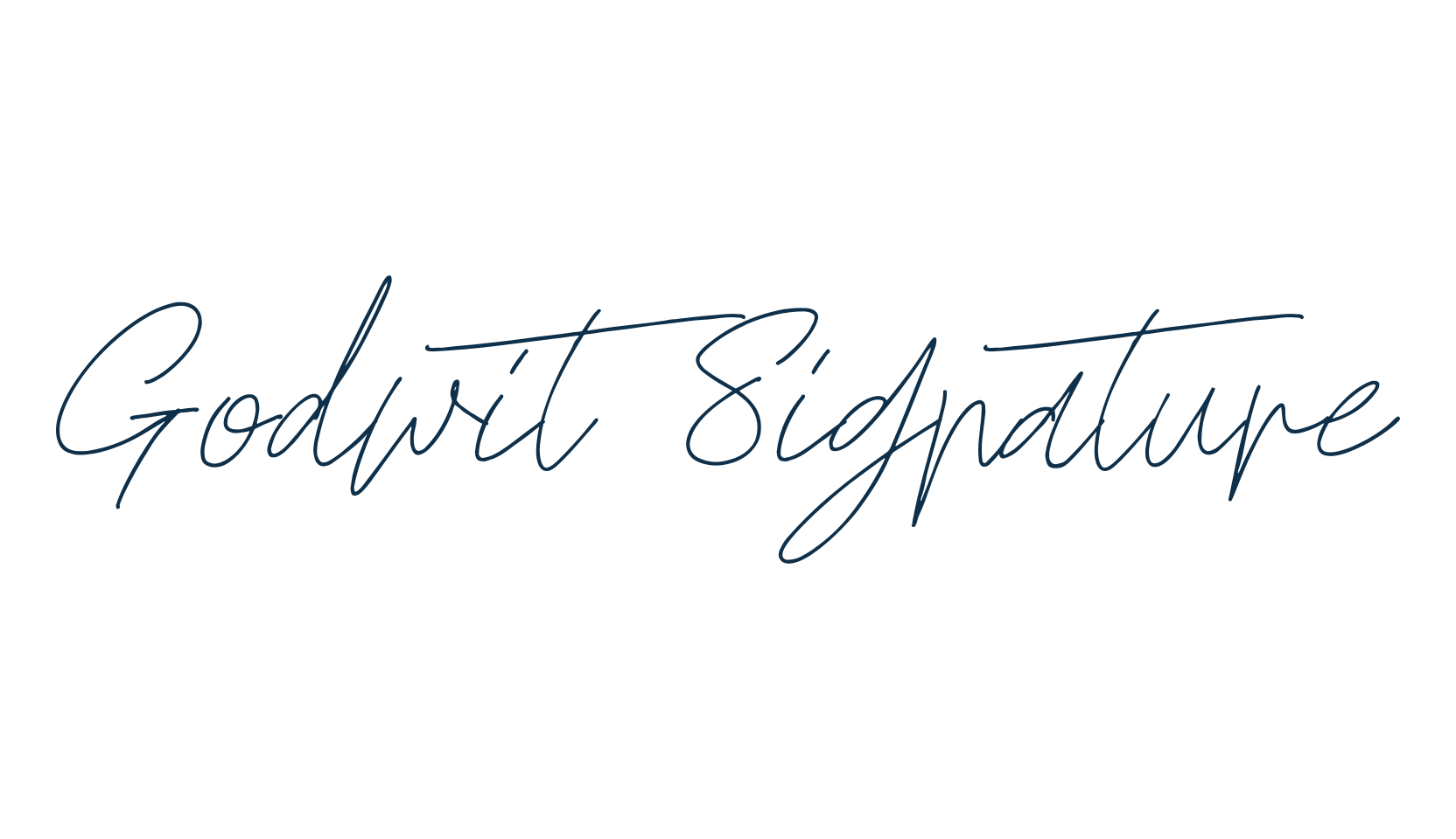 Godwit Signature, script handwritten fancy decorative calligraphy font preview