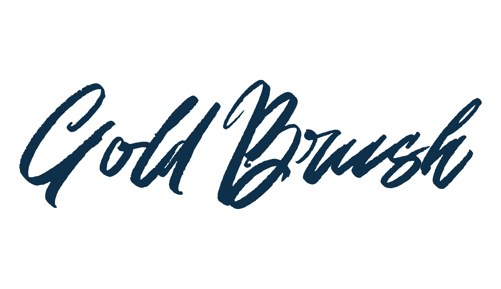Gold Brush, script brush fancy decorative calligraphy font preview