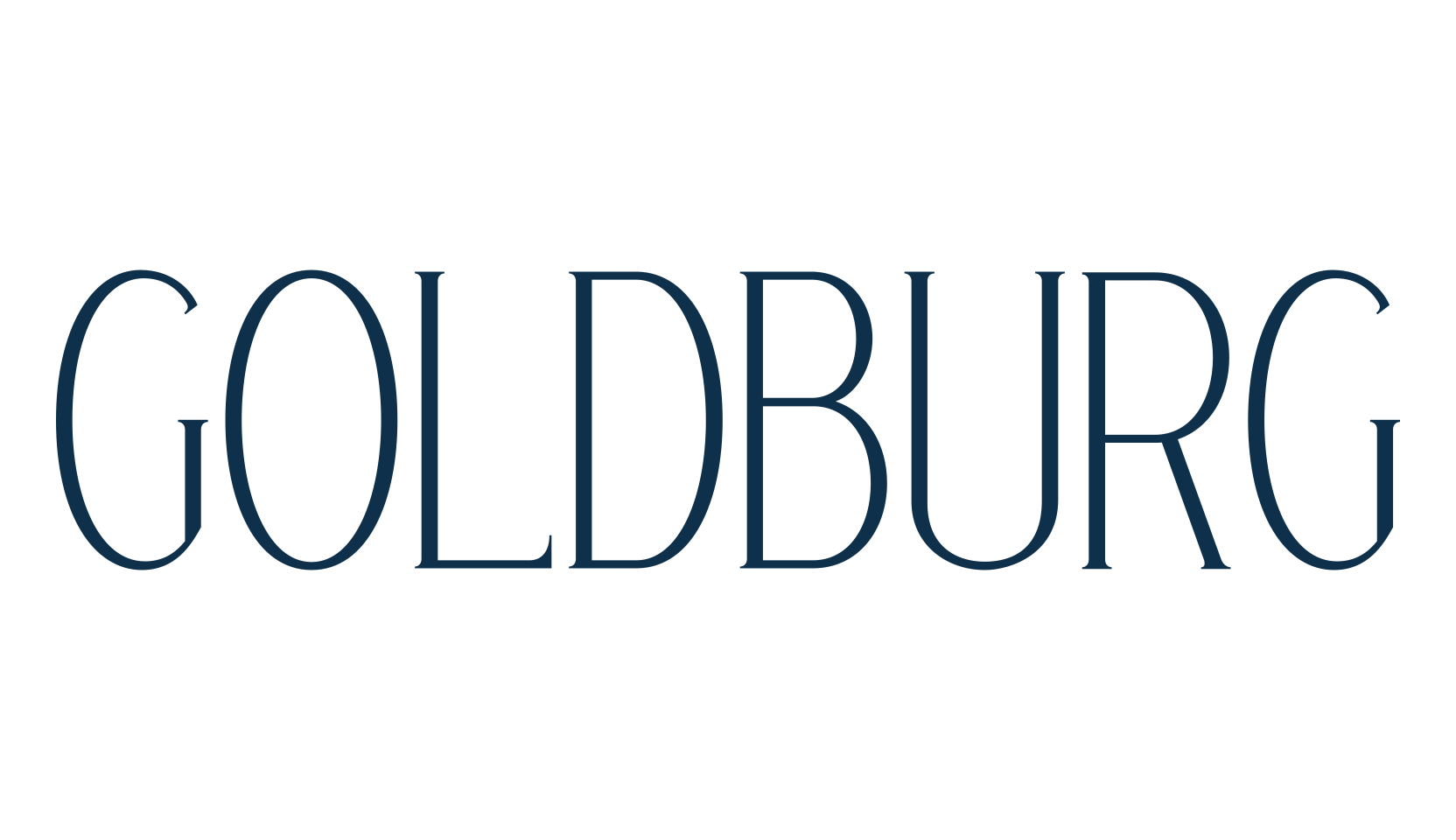 Goldburg, basic serif font preview