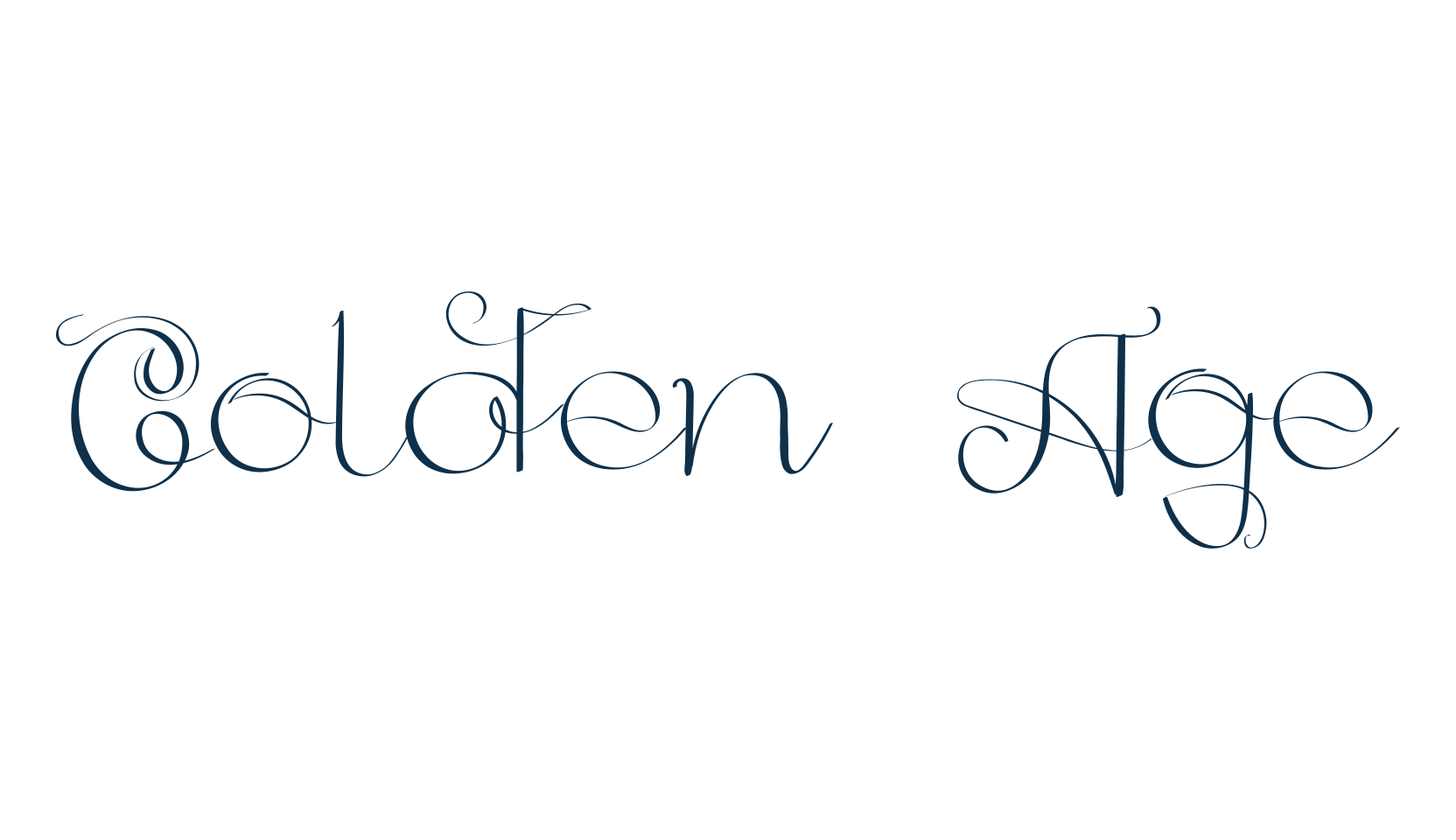 Golden Age (golden-age-3), calligraphy font preview