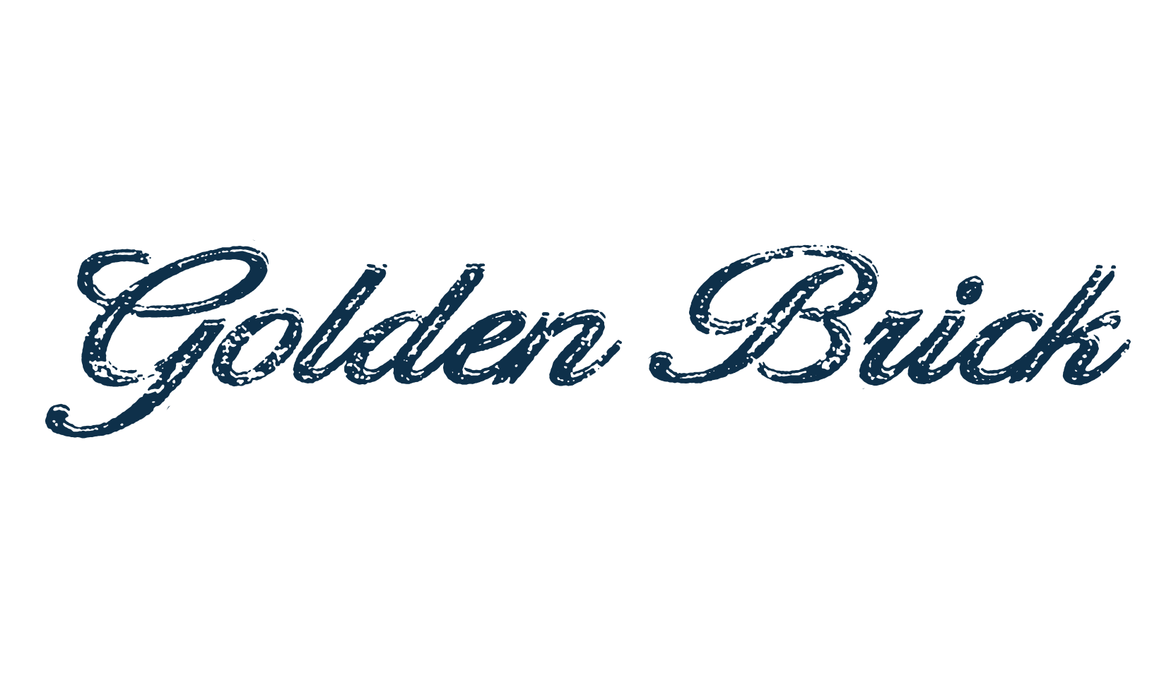 Golden Brick, trash font preview