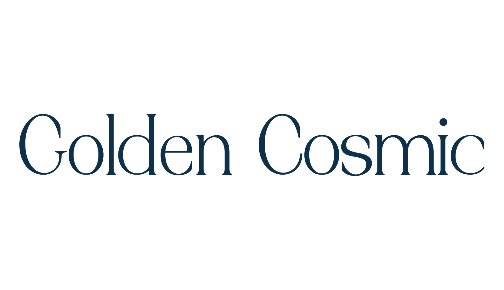 Golden Cosmic, basic serif font preview