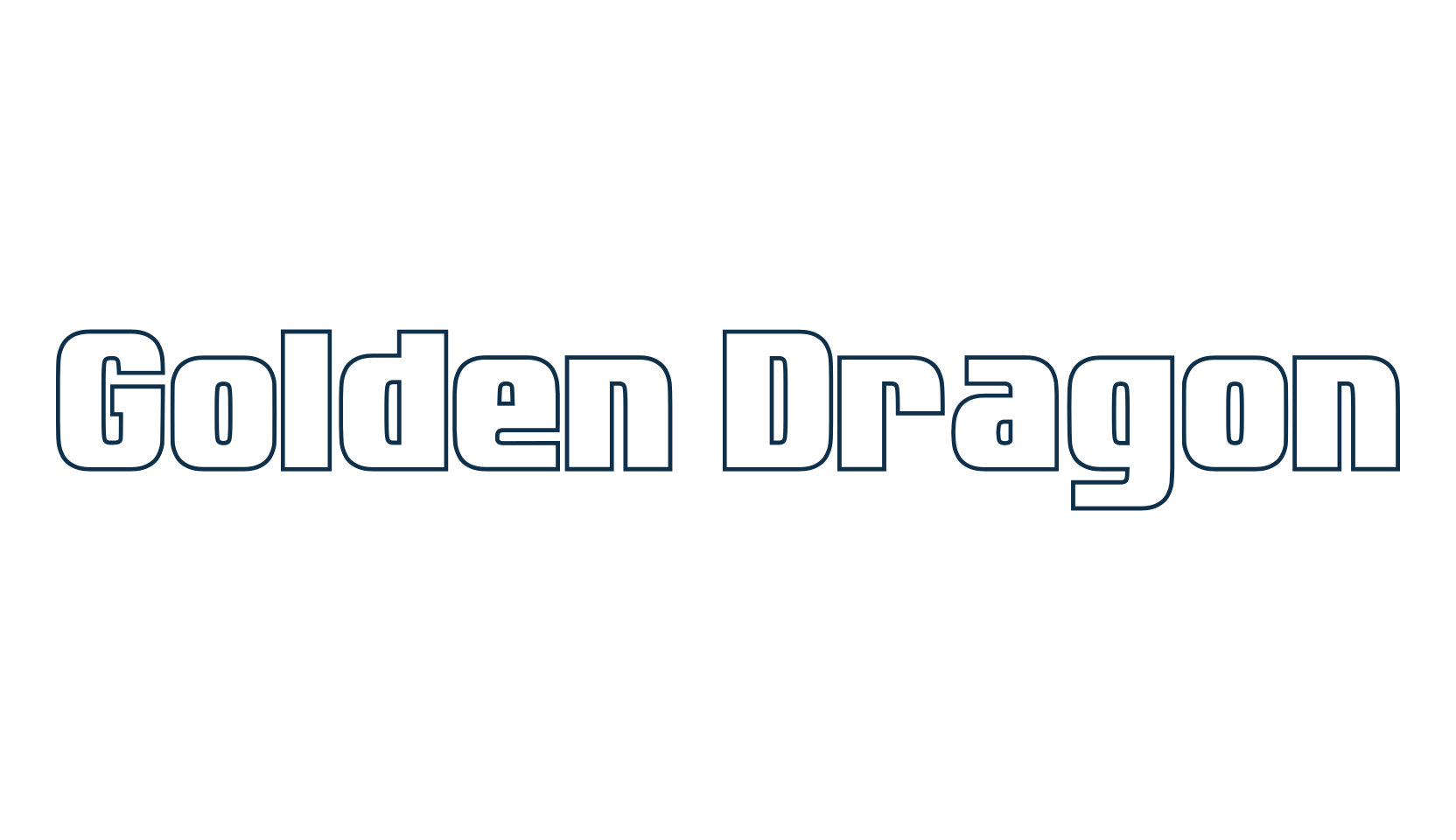 Golden Dragon, basic sans serif font preview