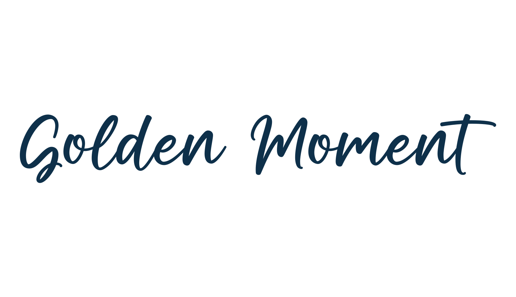 Golden Moment, script handwritten fancy decorative calligraphy font preview