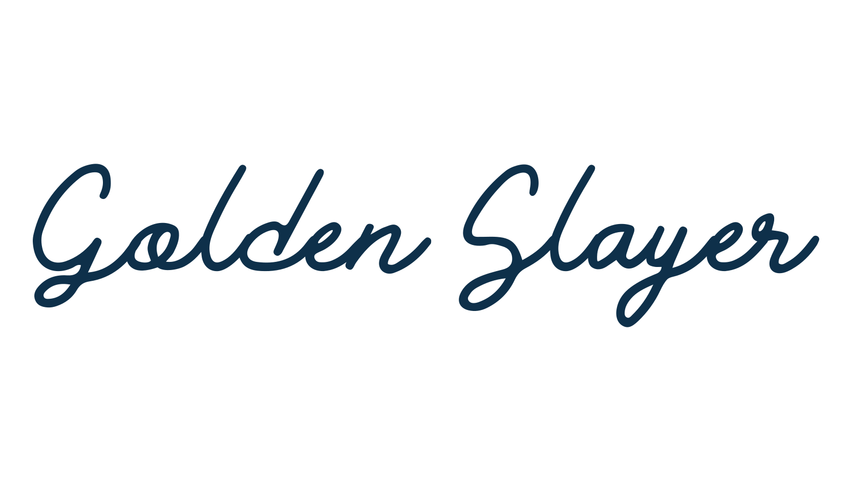 Golden Slayer, fancy various decorative script calligraphy font preview